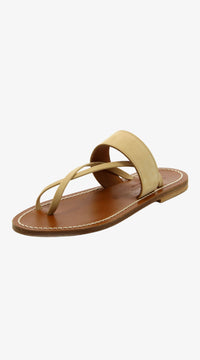 Nehru Nubuck Naturel Slides