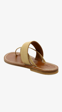 Nehru Nubuck Naturel Slides
