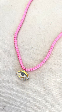 Not So Evil Eye Necklace | Pink