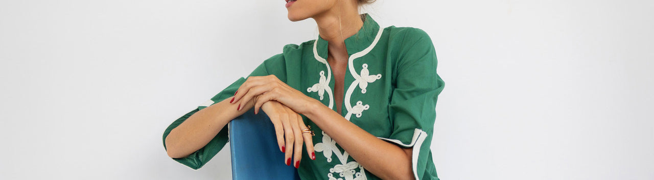 GALLABIA<br><h4>Contemporary resortwear inspired by traditional desert silhouettes, reimagined for modern living.<br>Effortless caftans and relaxed tailoring designed for day-to-night dressing, travel, and elevated everyday wear.</h4>