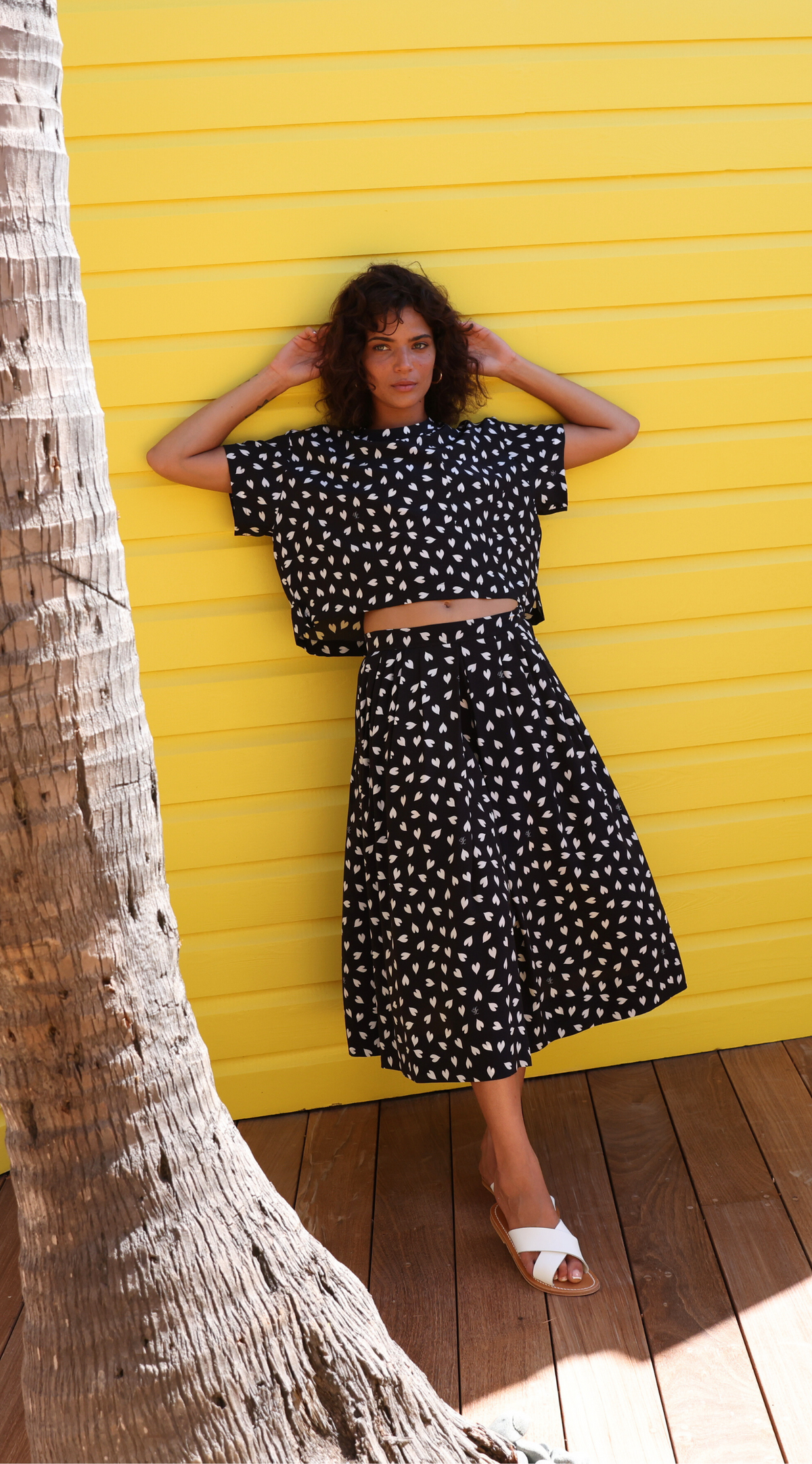 Bardot Skirt | Love Print