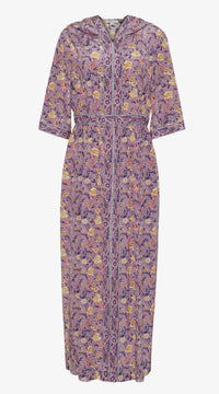 Eden Silk Hooded Kaftan
