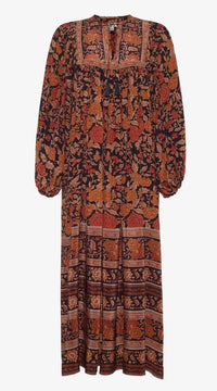 Jasmin Printed Silk Dress