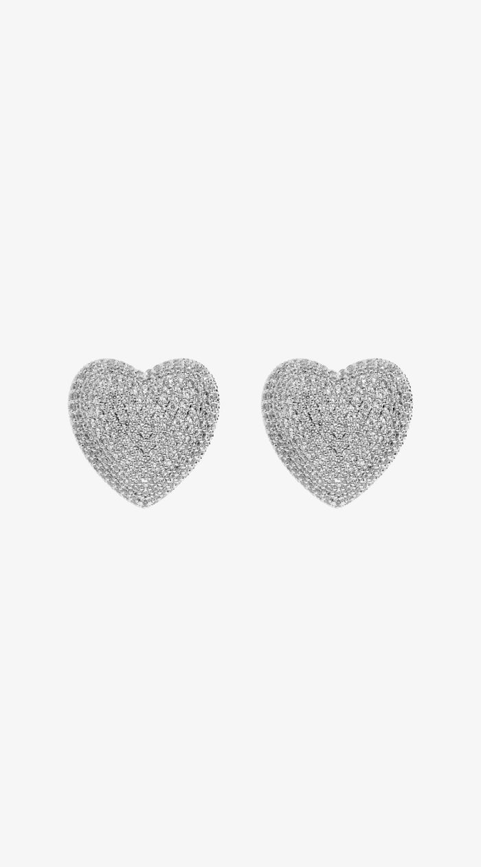 Pave Amor Earrings