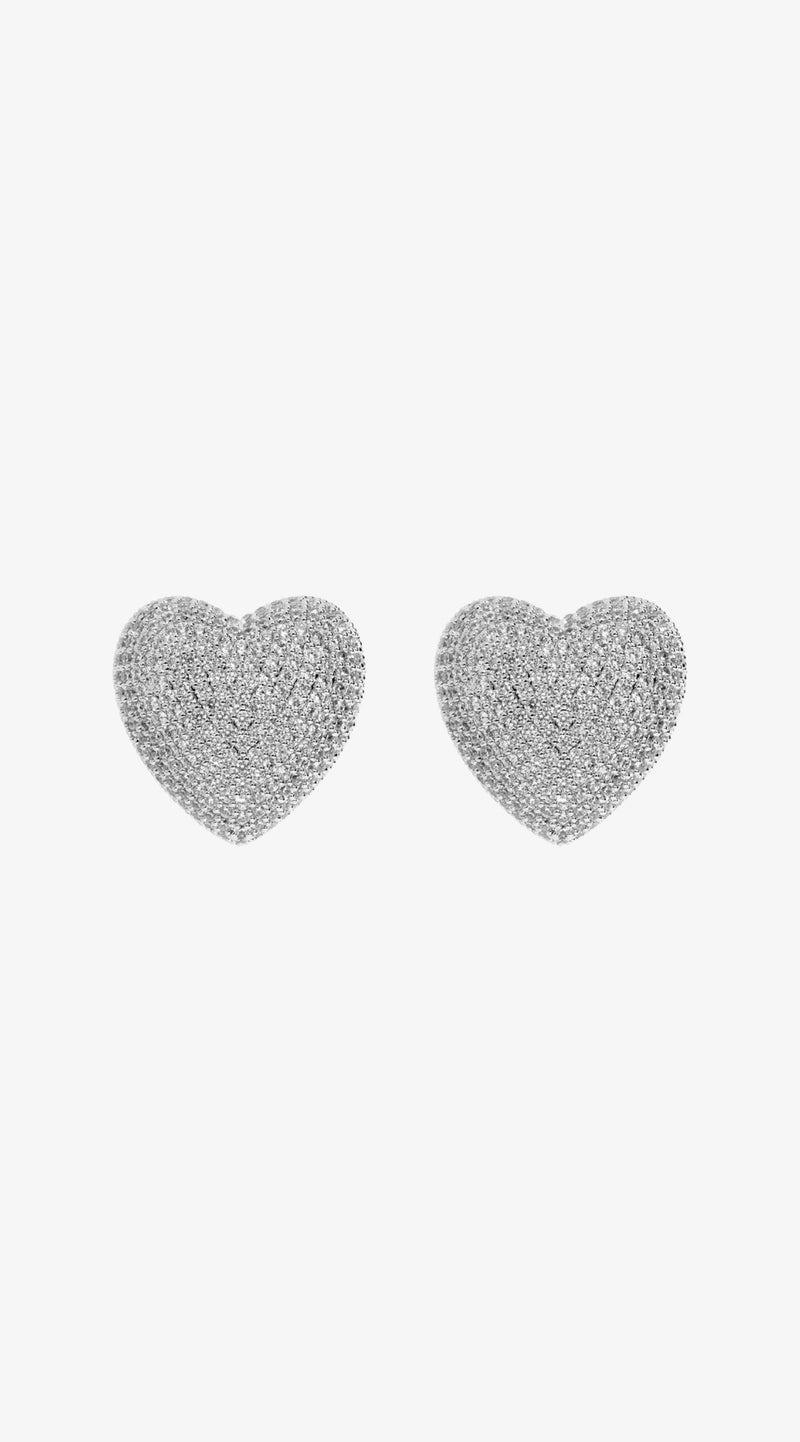 Pave Amor Earrings