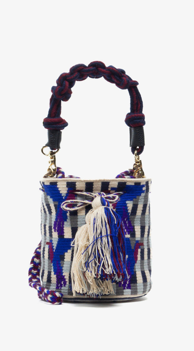 Prairie Macrame Handle Crossbody Bag