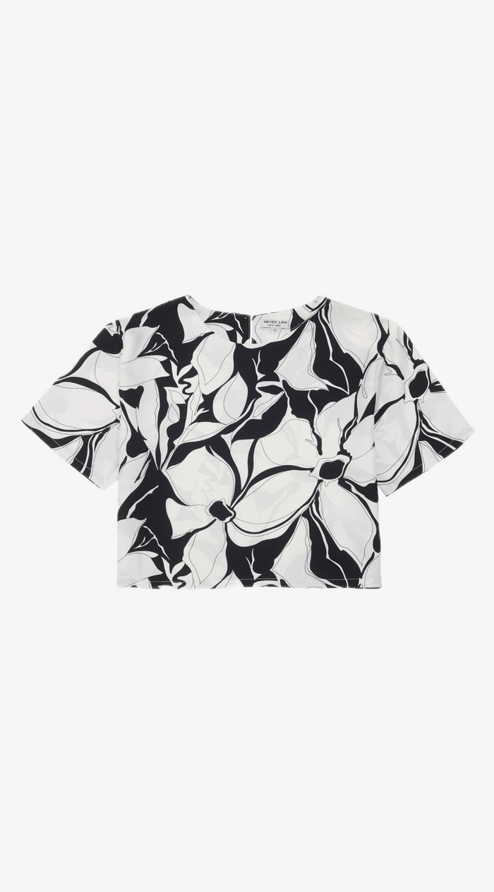 Silk Cropped Top | Lily