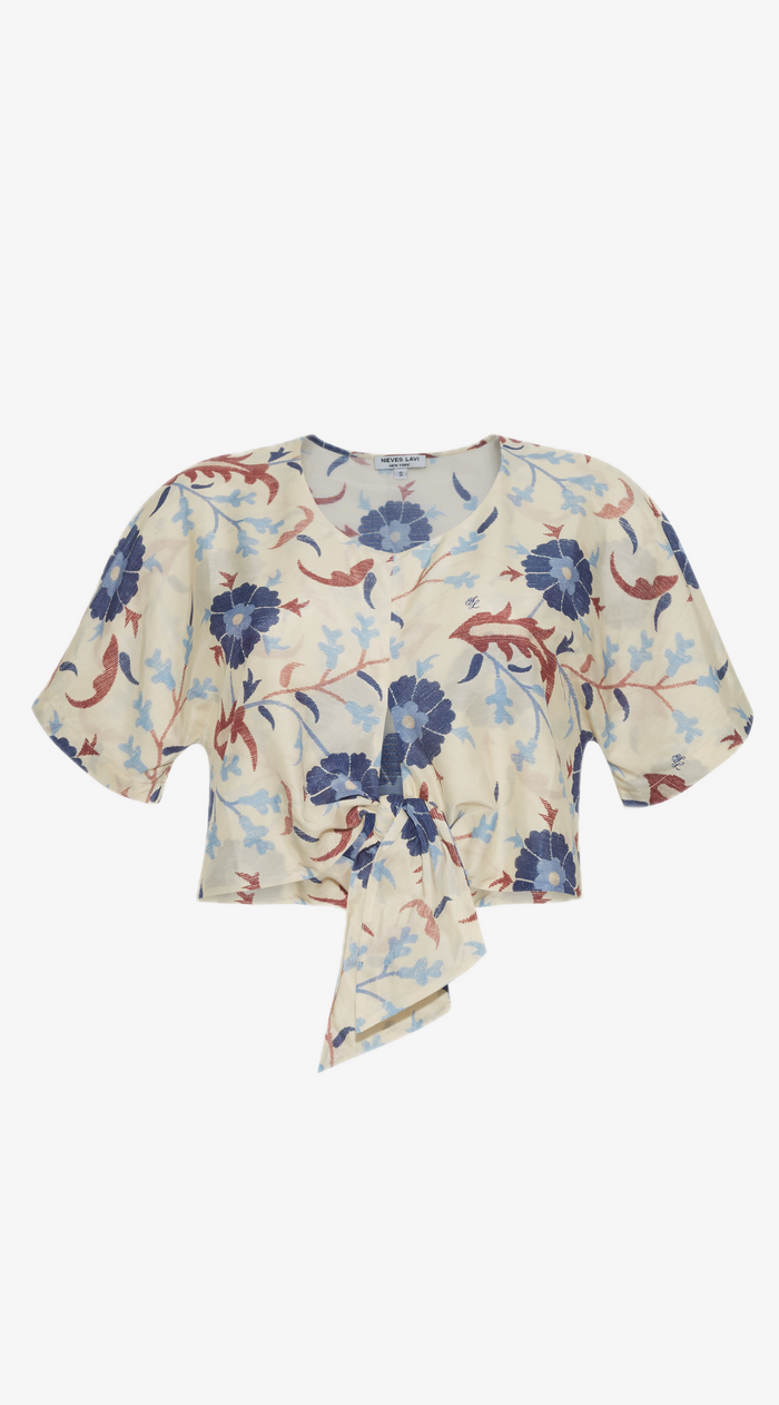 Silk Tie Blouse | Joy