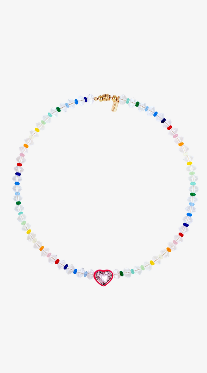 Heart Crystal Necklace