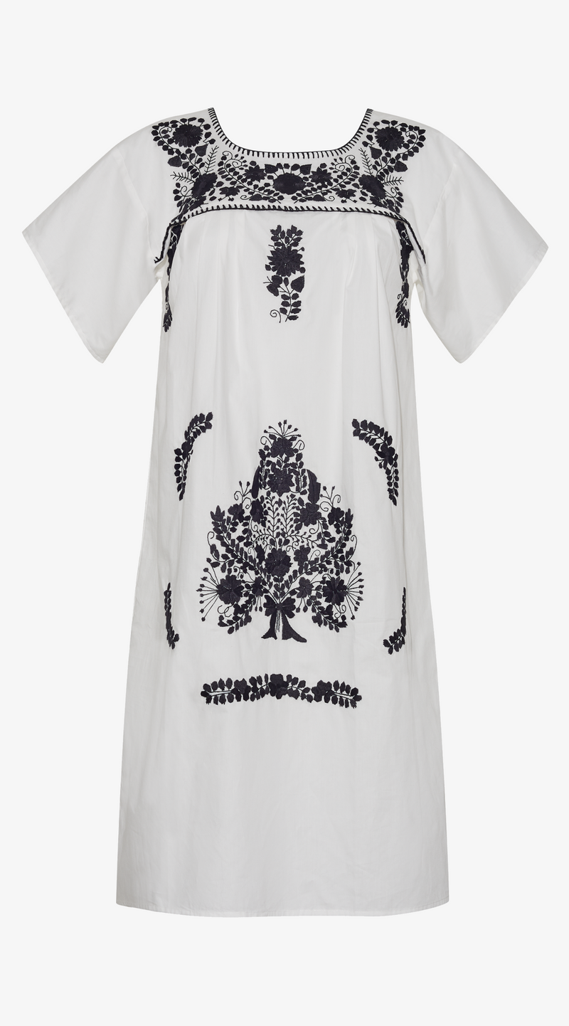 Margarita Kaftan Dress | White