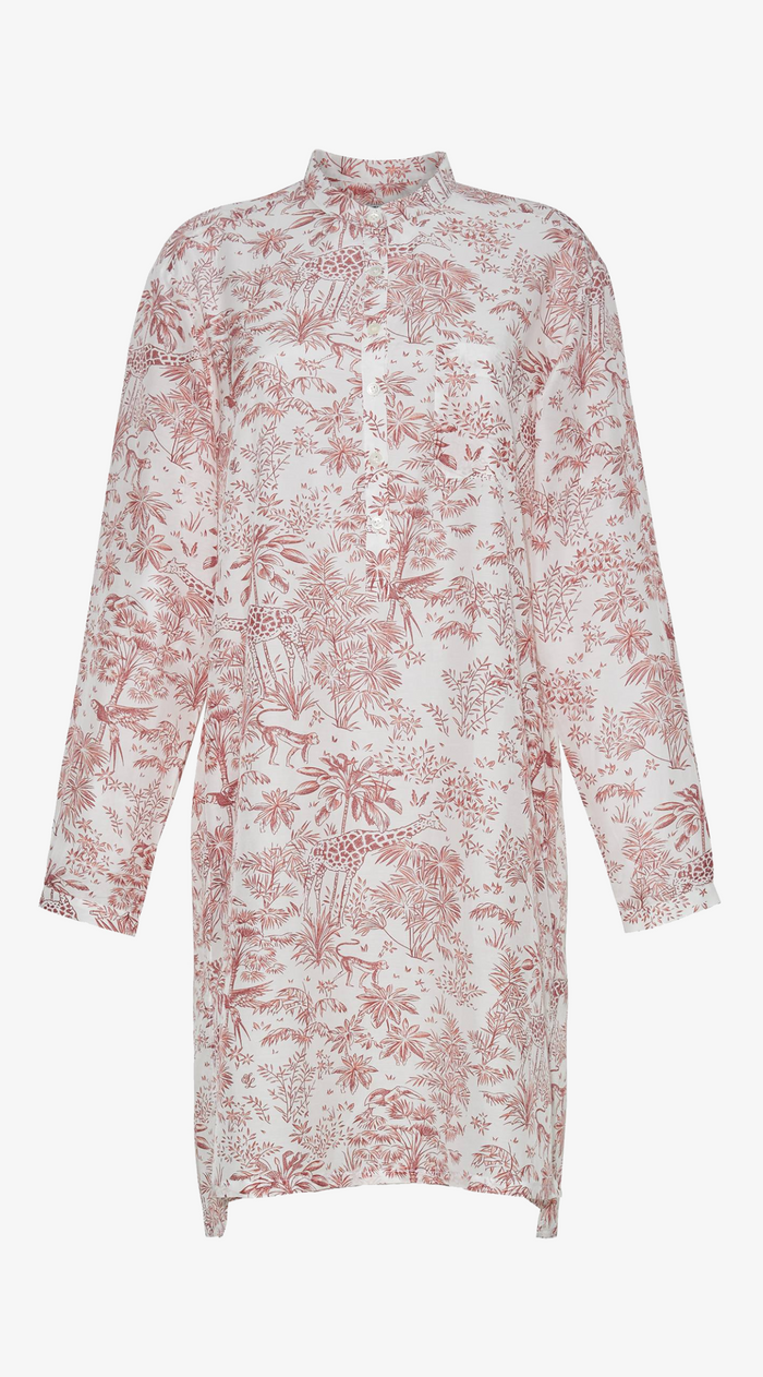 Giulietta Shirt Dress | Wild Toile Print