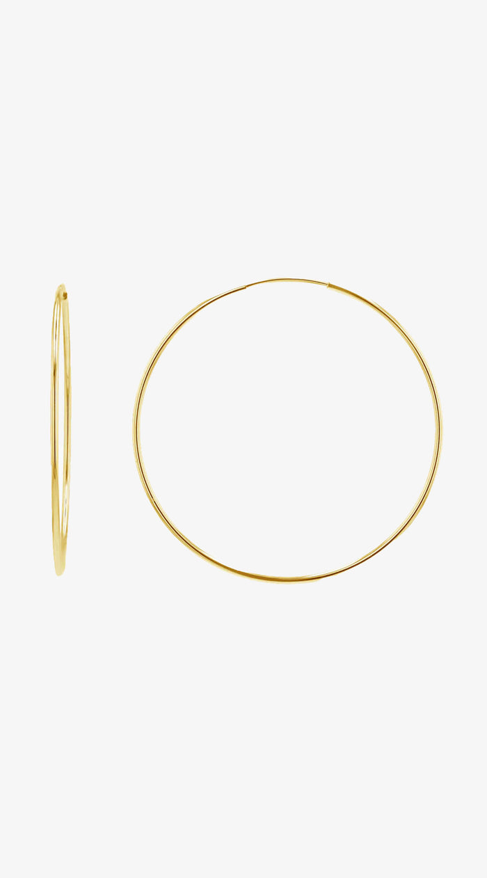 14K Gold Filled Infinity Hoop Earrings