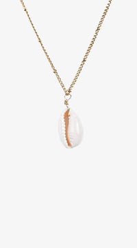 White Gold Shell Necklace