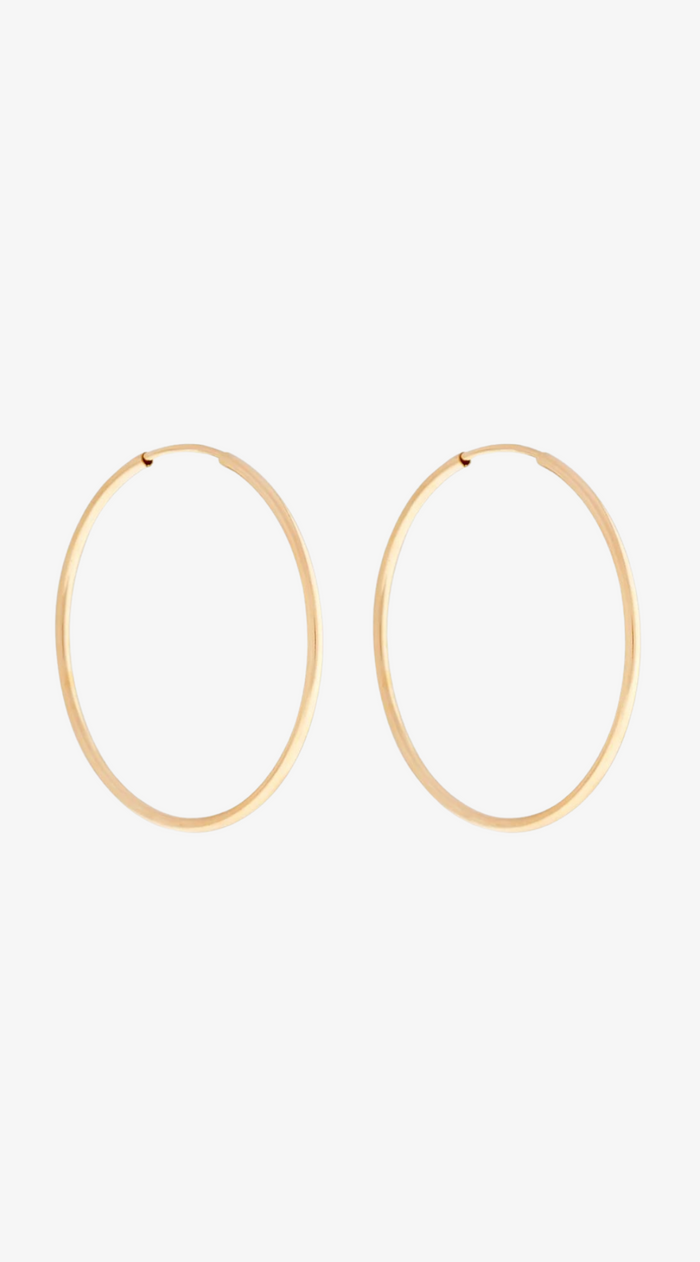 14K Gold Filled Infinity Hoop Earrings