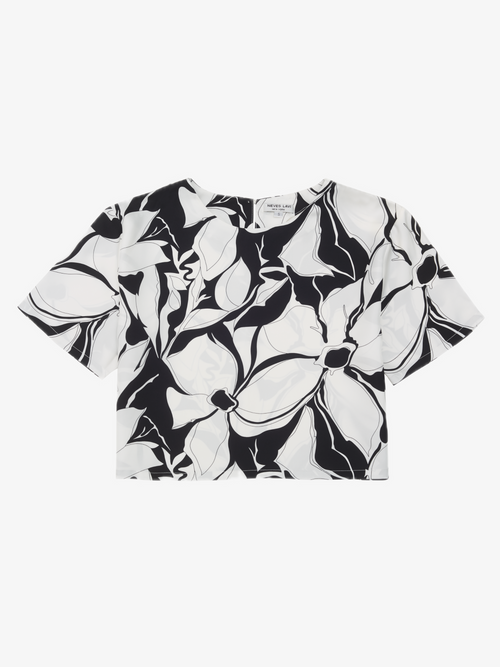 Silk Cropped Top | Lily