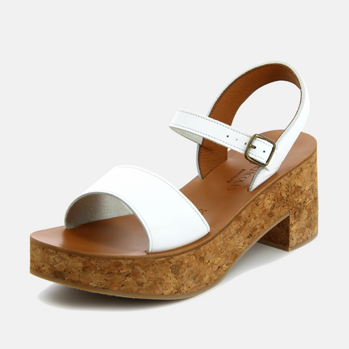 Florentin Blanc Platform Sandals