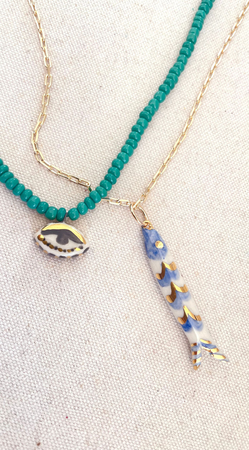 Not So Evil Eye Necklace | Green