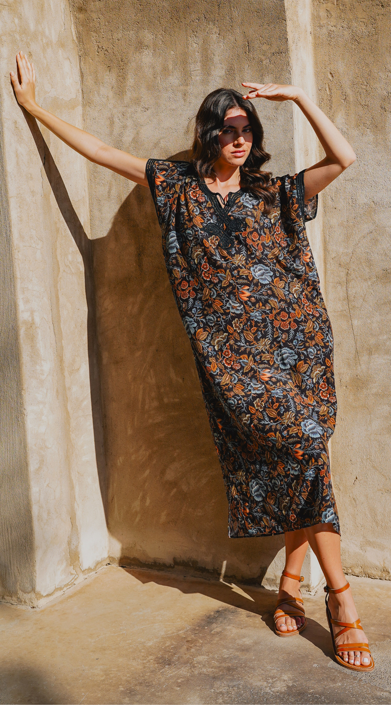 Silk Zineb Kaftan | Layla