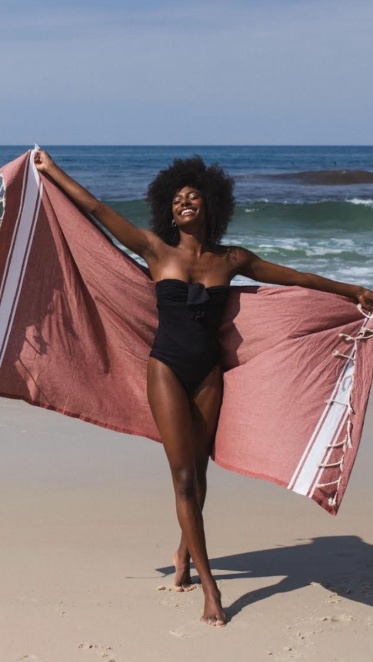 Powdery Pink Flat Fouta