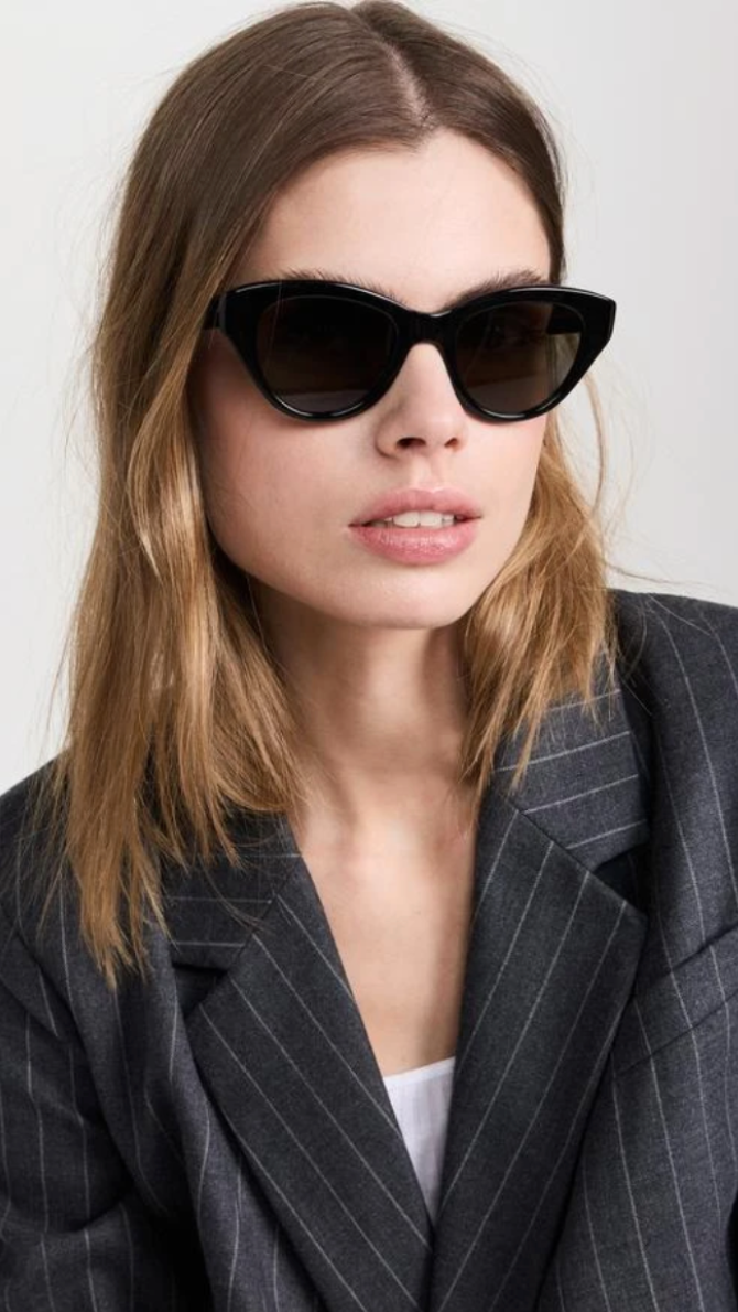 Dottie Sunglasses | Black and Grey