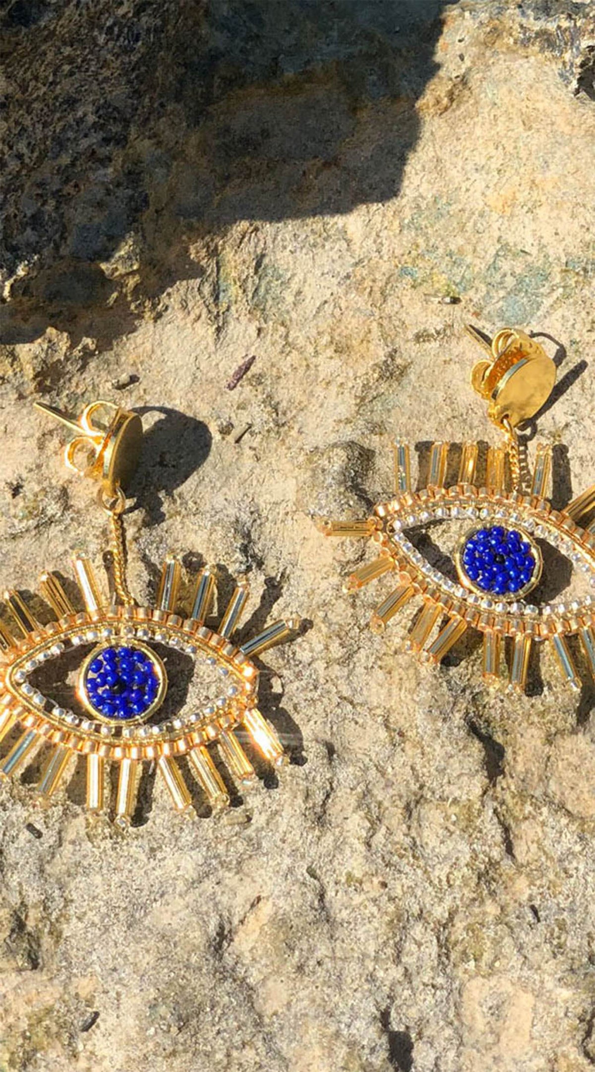 Golden Eye Earrings