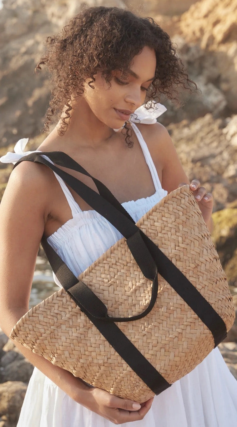 Selma Straw Tote