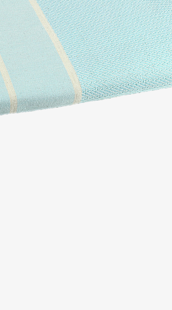 Aqua Herringbone Fouta