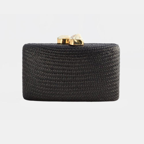 Beverly Knitted Straw Clutch Bag – Kayu