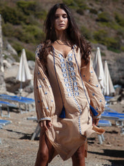 Tallulah Kaftan Dress | Sand