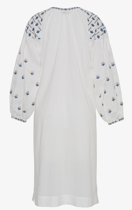 Tallulah Kaftan Dress | White