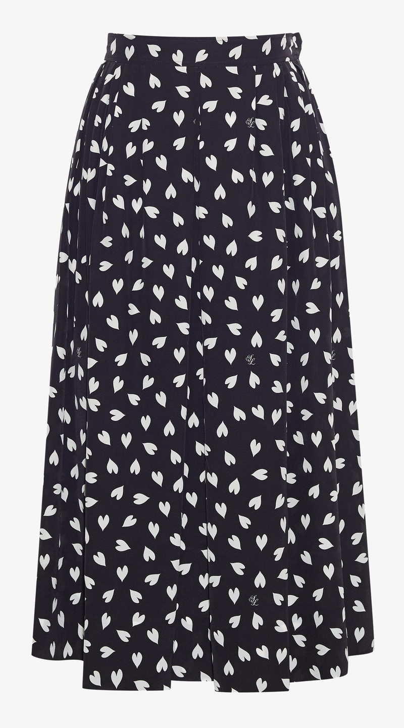 Bardot Skirt in Love Print_front