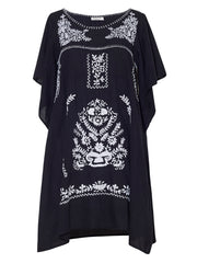 Maya Kaftan Dress | Black