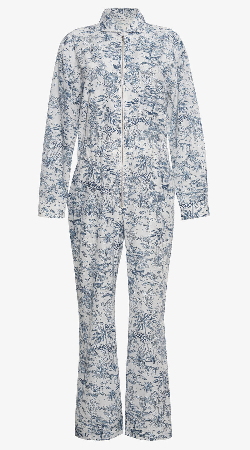 Aviana Jumpsuit in Toile de Safari Print_front